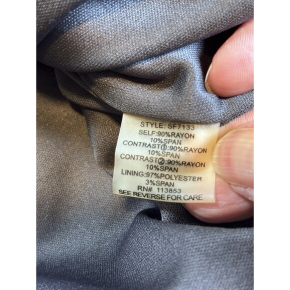 41 Hawthorn Sloane Colorblock Ponte Sheath Gray,White and Pink Dress Size M - Picture 8 of 10